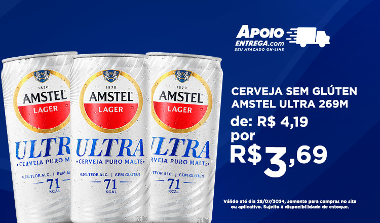 Amstel Ultra até 28/07